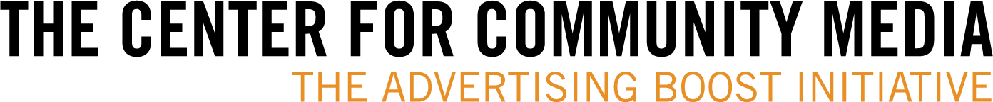 Center for Community Media and Advertising Boost Initiative logo